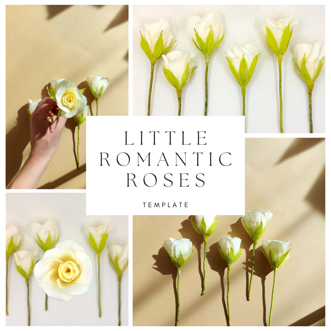 Little Romantic Roses Template