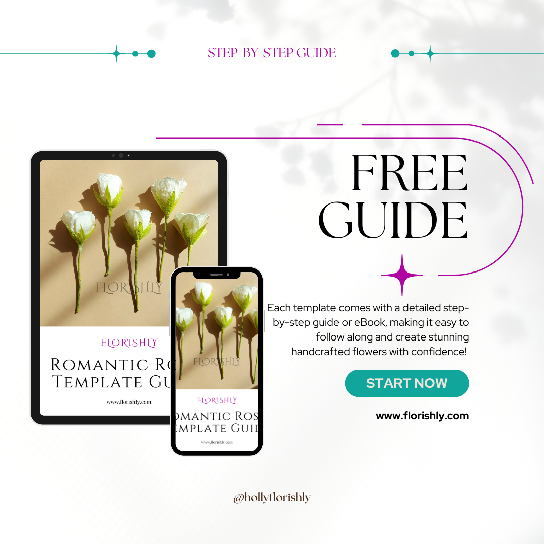 Little Romantic Roses Template