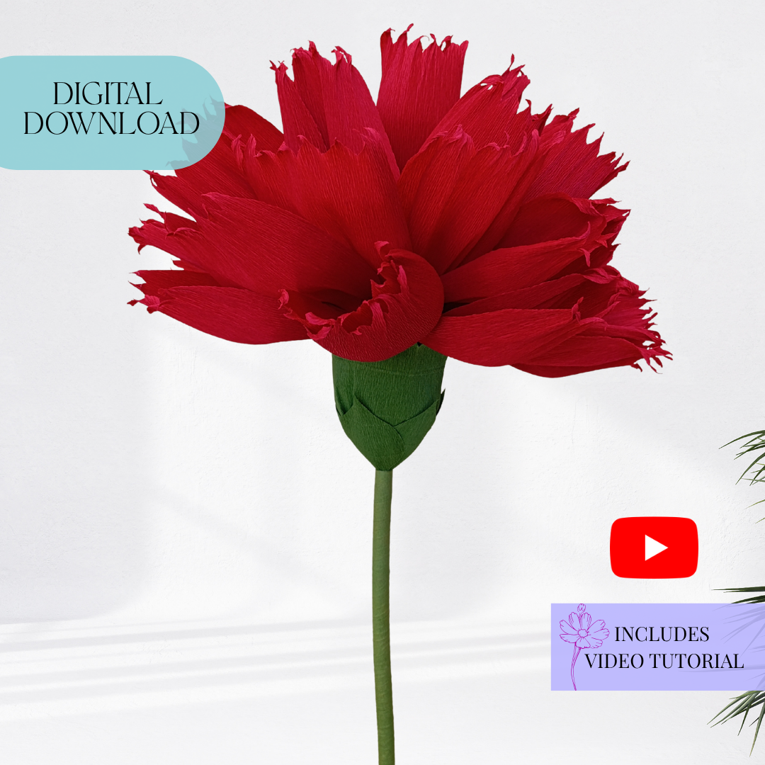 Giant Carnation Template