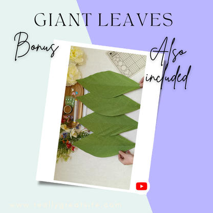 Giant Lily of The Valley Template