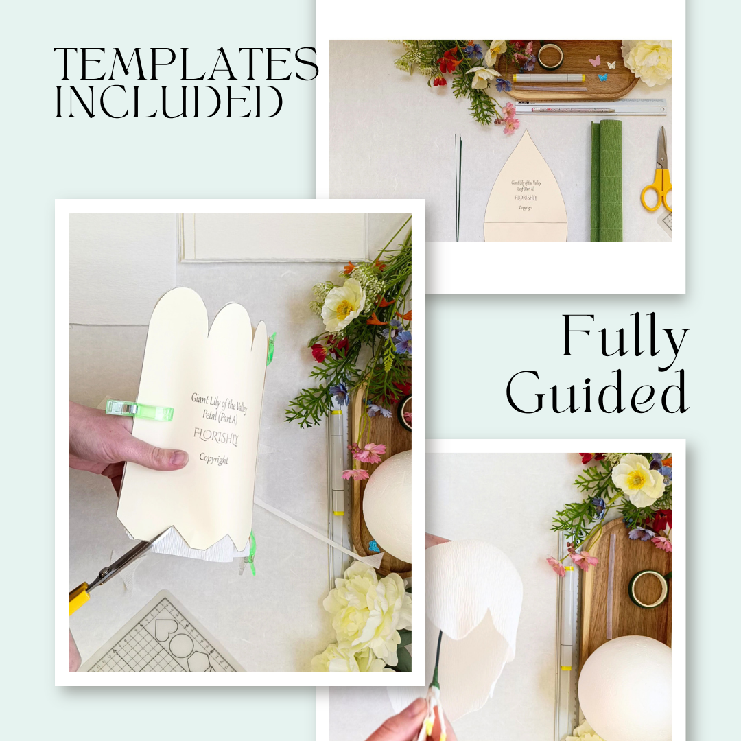 Giant Lily of The Valley Template